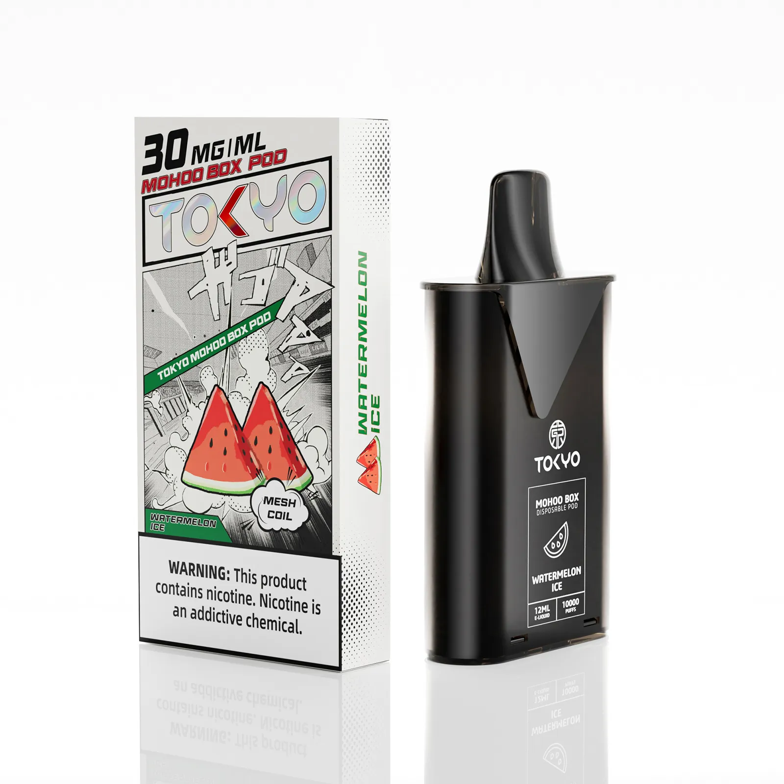 西瓜口味 東京魔盒電子煙彈 - 極致清爽夏日風味,獨特體驗,立即探索!:圖片 2